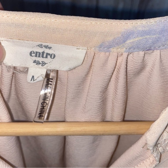 Entro Fresh Start Peach Pink Blouse - Picture 8 of 8